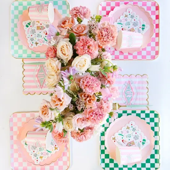 HARRY POTTER X BONJOUR F&Ecirc;TE HONEYDUKES LARGE CHECKER PLATES {2}