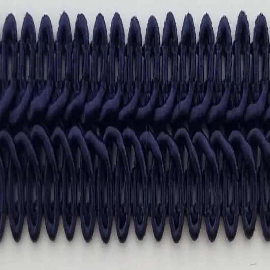 1/2" Chinese French Braid Gimp Trimming - 12 Continuous Yards - Many Colors! Navy {1}