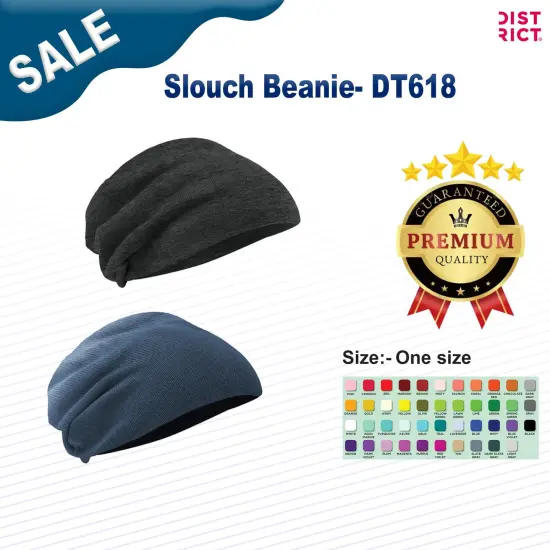 District&reg; Slouch Beanie Navy Dip Dye {2}