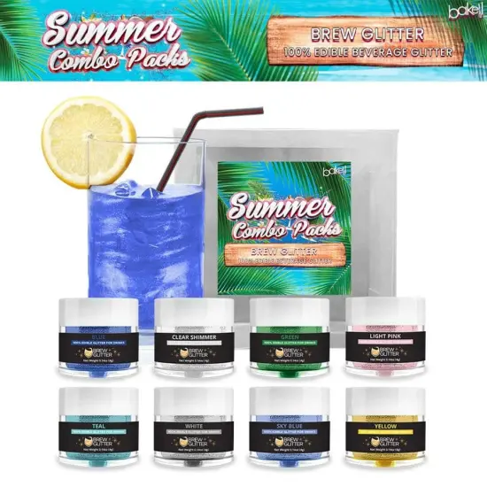 Summer Edible Glitter Brew Glitter Combo Pack Collection A (8 PC SET) {1}
