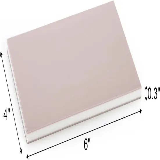 16 Pack 4" x 6" Rubber Stamp Carving Blocks, Soft Rubber for Art and Craft Project - Great for Beginners and Professional, Assorted 4 Colors {2}