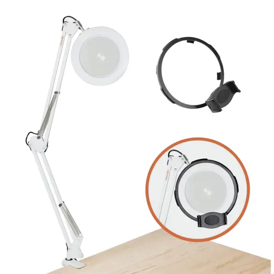 ImpressArt Magnifying Ring Light with Phone Attachment {1}