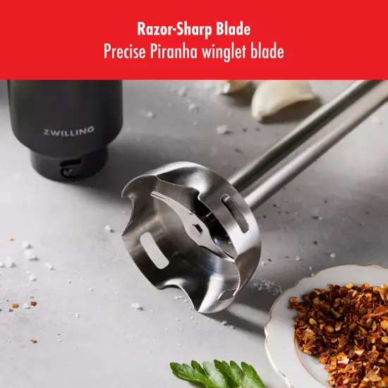 ZWILLING Xtend Cordless Hand Blender and Accessory 4-pc Set (Battery Not Included) {6}