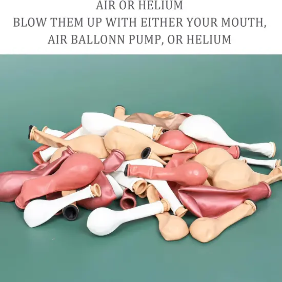 Boho Balloon Garland Arch Kit - 147Pcs Balloon Arch Kit Pastel Pink Balloon Garland Double Stuffed Dusty Rose Pink Balloon Garland for Birthday Baby Shower Bridal Wedding Party Decorations {5}