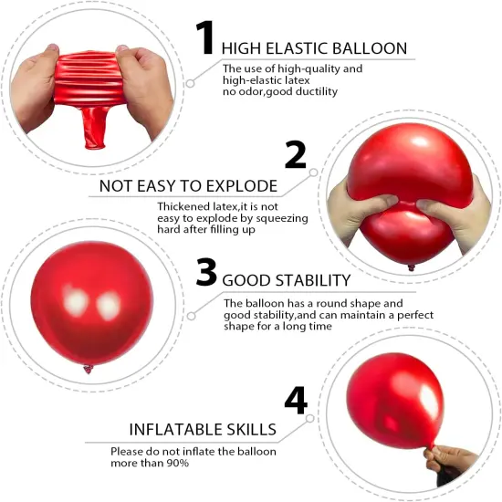 140pcs Rainbow Balloon Arch Kit, Rainbow Balloons of Different Sizes Pack of 18 12 10 5 Inch Party Balloon Kit for Birthday Party or Balloon Arch as Graduation Wedding Baby Shower Party Decorations {3}