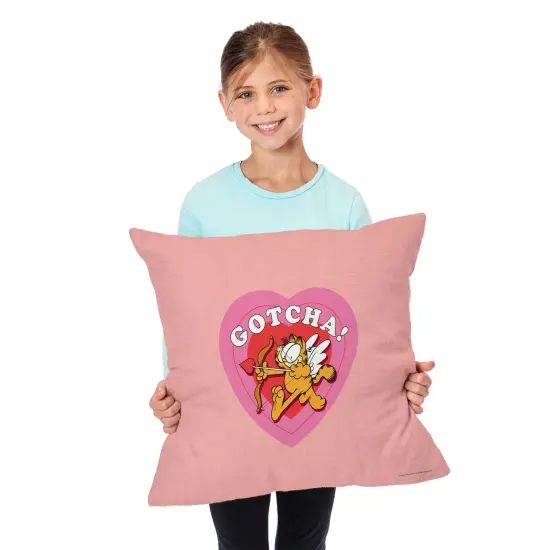 Nickelodeon Garfield Valentine's Day Throw Pillow 18&times;18 Inches Garf love {7}