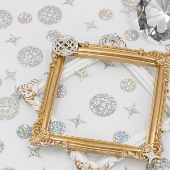 Disco Ball Confetti, Glitter Disco Party Decorations, 230PCS Disco Confetti for Disco Themed Party Decorations {2}