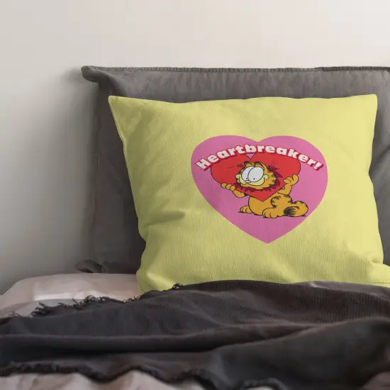 Nickelodeon Garfield Valentine's Day Throw Pillow 18&times;18 Inches Heartbreaker {4}