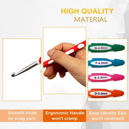 Latest Set of 27 PCS Ergonomic Crochet {5}