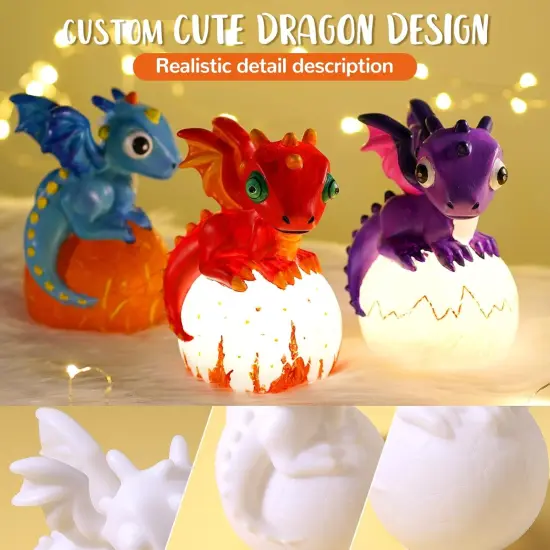Paint Your Own Dragon Lamp Craft Kit {2}