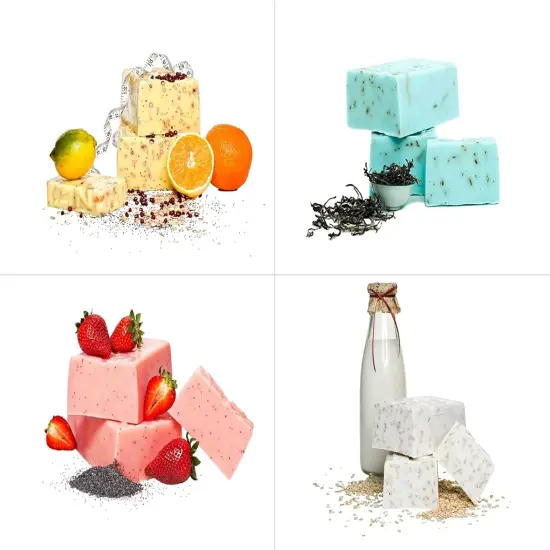 2,3lb Organic Shea Butter (Karite) Soap Base Melt and Pour. SLS free, vanilla stable {2}