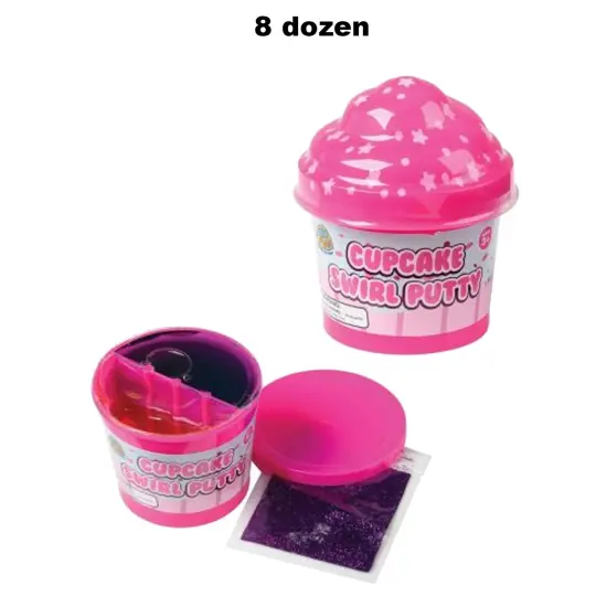 4 Inches Cupcake Swirl Putty {1}