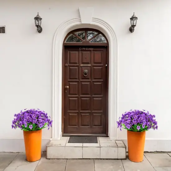 21 Bundles Summer Bushes Outdoor Artificial Flowers {3}