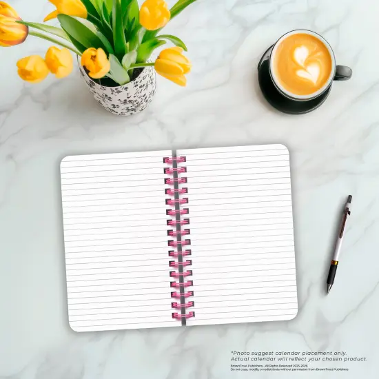 House of Turnowsky OFFICIAL | 5.25x8.25 Inch Compact Wire Journal | Non-Dated | Foil Stamped Cover {4}