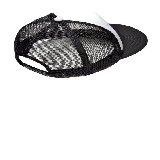 District&reg; Flat Bill Snapback Trucker Cap White {2}