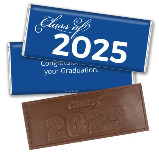 Graduation Candy Party Favors Class of 2025 Wrapped Chocolate Bars by Just Candy {2}