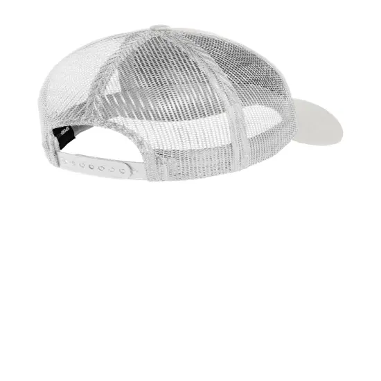 Sport-Tek &reg; PosiCharge Competitor Mesh Back Cap Silver/White {2}