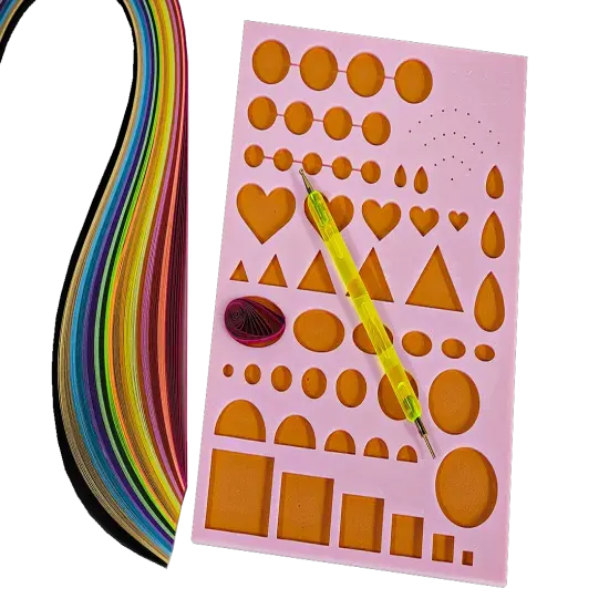 Pink Quilling Tool Board F07M3-3-pink {2}