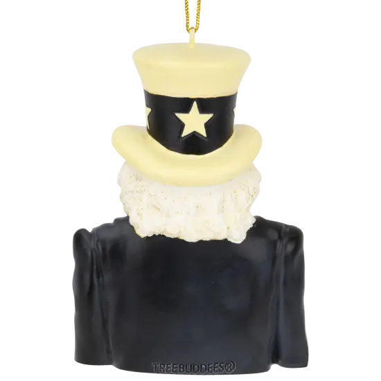 Tree Buddees Uncle Sam Lighting a Cigar with $100 Bills Funny Spending Habits Ornament {5}