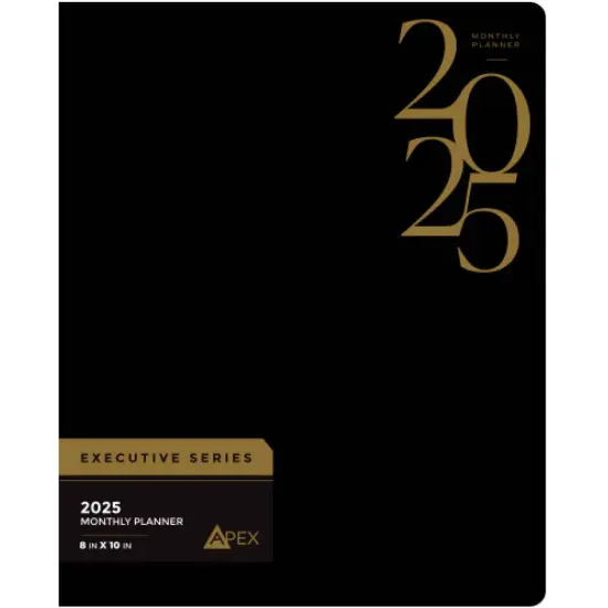 2025 Monthly Planner Leatherette 8x10 in &ndash; 48 Units {1}