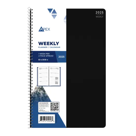 2025 Weekly Planner, 5x8 in, 2-Page Spread &ndash; 48 Units {1}