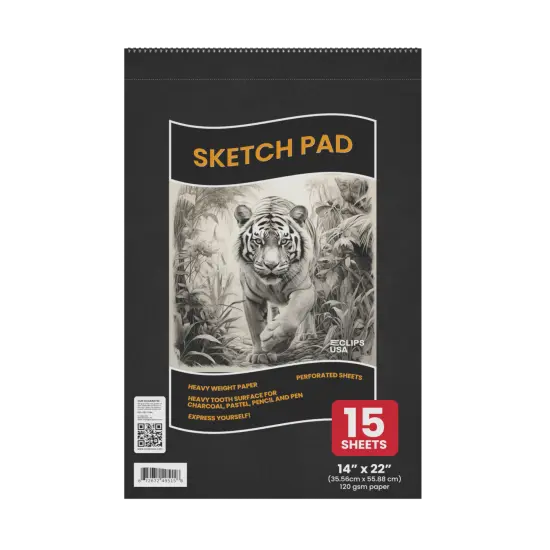 Top-Spiral 14x22 in Sketch Pad &ndash; 15 Sheets &ndash; 12 Ct {1}