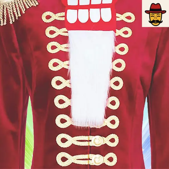 Classic Nutcracker Head Adult Costume Mask for Christmas and Holiday Events {4}