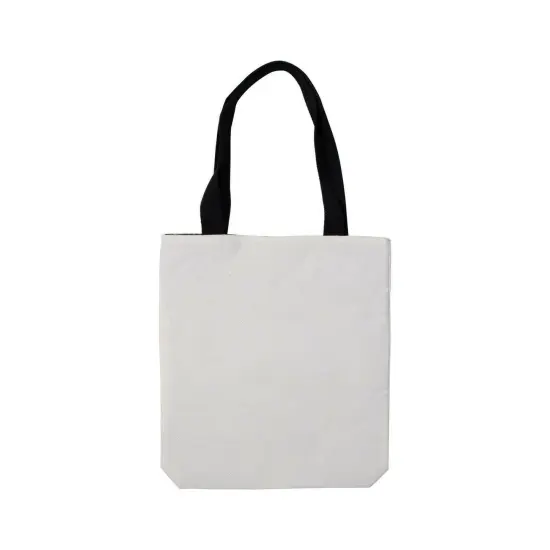 Craft Express 2 Pack Linen Sublimation Tote Bags &ndash; 15"x16" with White Panel {2}