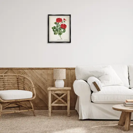 Stupell Industries Vivid Red Geranium Blossoms Floating Frame By Danielle Murray {8}