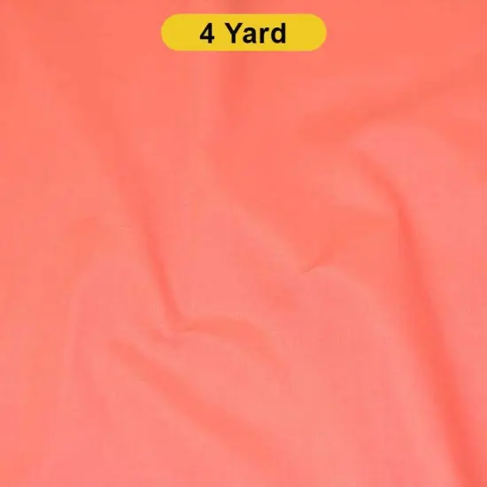 Polyester Cotton Broadcloth Fabric 60" Wide Multiple Colors Coral {1}