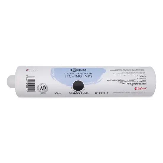 Cranfield Caligo Safe Wash Etching Ink Cartridge - Carbon Black, 300 g {1}