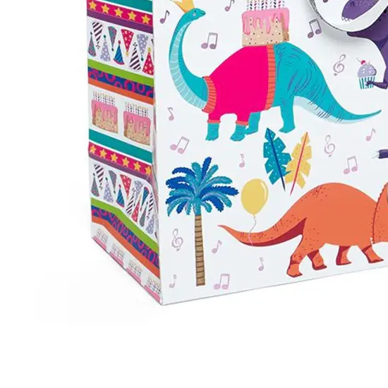 Patterned Gift Bags 10" X 4" X 8" {4}