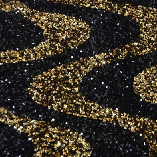 Sequins Velvet Fabric Wave Design 60" Wide Multiple Colors Blush White {2}