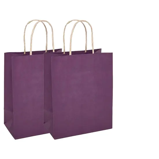 Space-Efficient Kraft Paper Bag 5.5" x 3.25" x 8.375" {4}