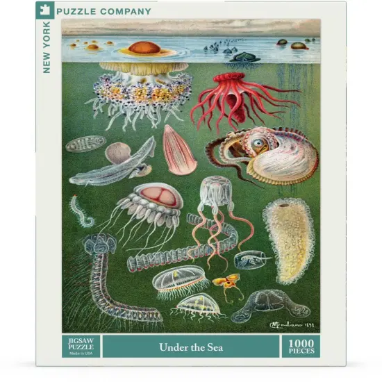 New York Puzzle Company Under the Sea 1000 Piece Piece Jigsaw Puzzle {1}