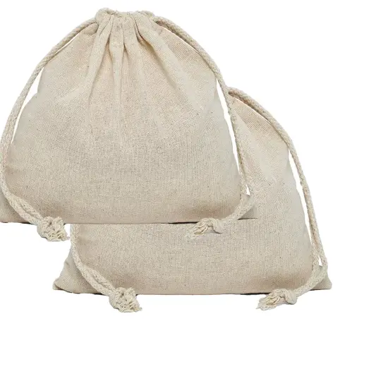 Petite Cotton Muslin Pouch 3 1/2" x 5" {1}