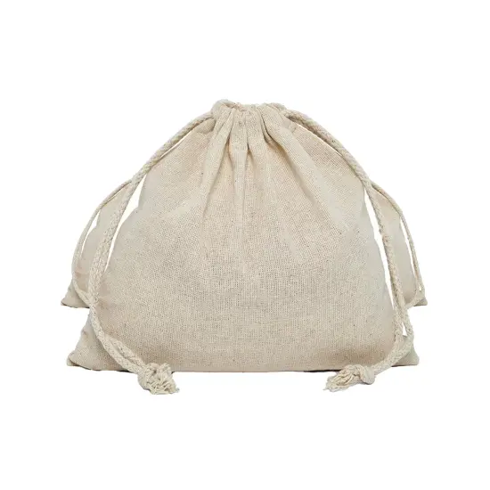 Practical Cotton Muslin Pouch 5" x 6" {4}