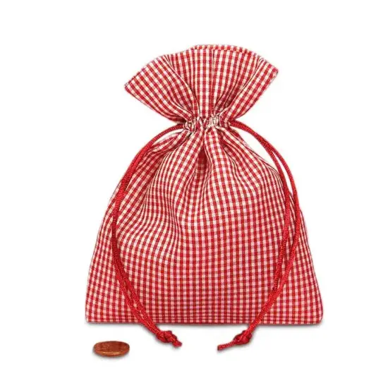 Gingham Red Wrappers 6'' x 9'' Decorative Packaging {3}