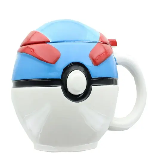 Pokemon Great Ball Molded Mug with Lid {1}