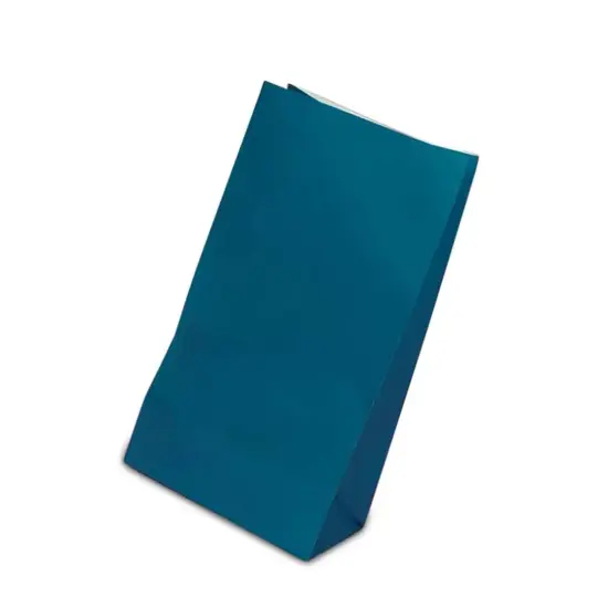 Colored Paper Gift Wrapping Bags 4 5/8'' x 2 3/8'' x 8 3/16'' {4}