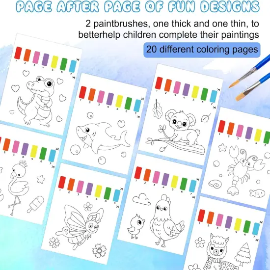 Paint with Water Coloring Books for Kids {4}