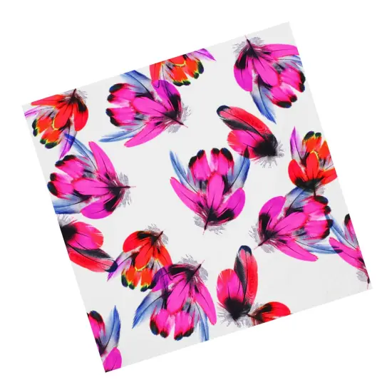 Falling Flowers Printed Spandex Fabric {4}