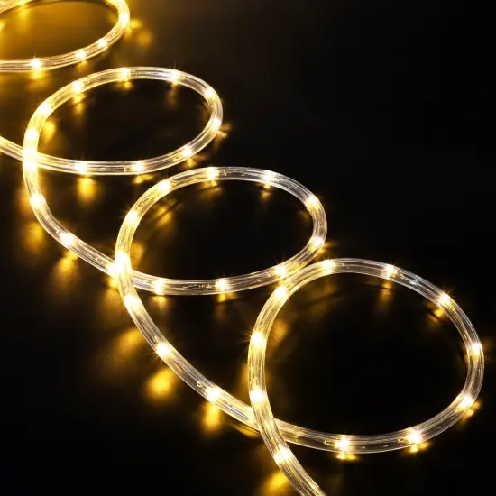 Northlight Flexible LED Outdoor Christmas Lights - Warm White - 18' Clear Wire {1}