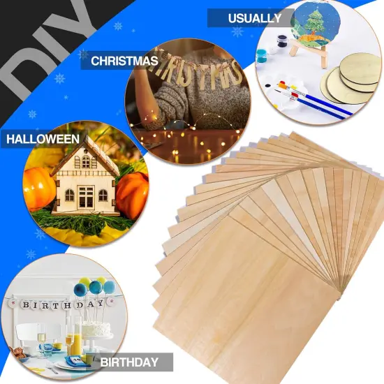 30 Pack Basswood Sheets 12"x12"x1/8" {3}