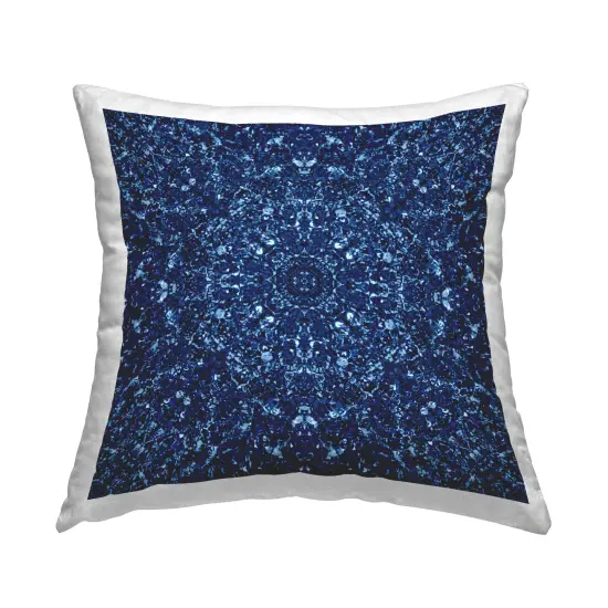 Geometric Mosaic Pattern Decorative Printed Throw Pillow Design by El Perkin, 18 x 7 x 18 {1}