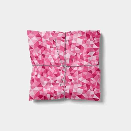 Fuchsia Color Shards Gift Wrap {1}