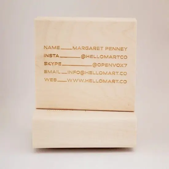 Business Card Stamp No. 13 {4}