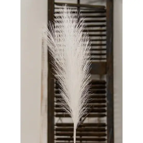 Pampas Grass Pick 28" White {1}