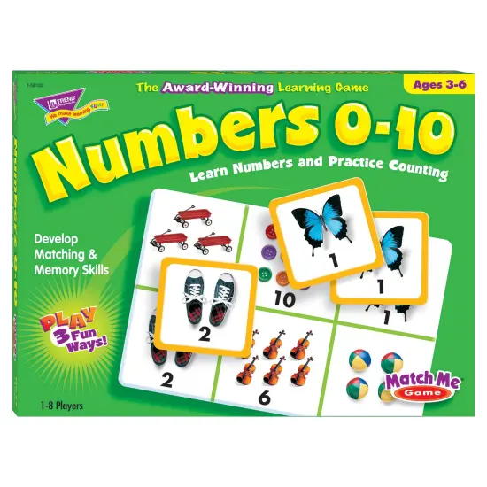 Numbers 0-10 Match Me&reg; Games {1}