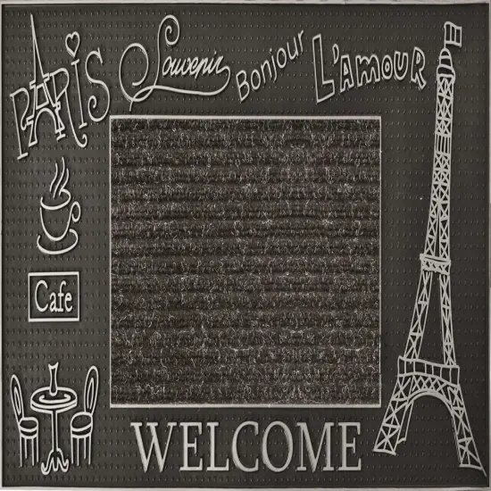 16''x32'' Paris Door Mat - 2 Colors! Silver {5}